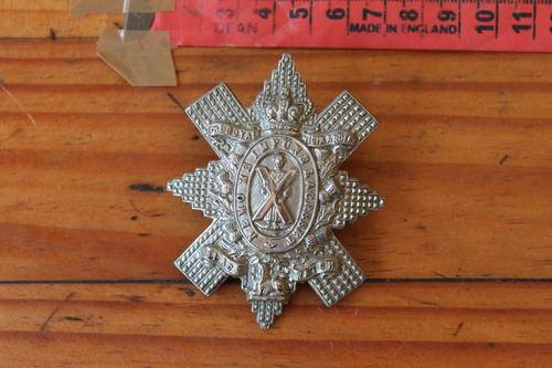 Black Watch badge Victorian crown